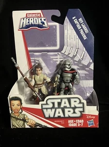 NUEVO Star Wars Galactic Heroes Rey (Jakku) y Capitana Phasma - Imagen 1 de 4