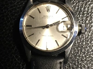 Rolex Steel 6466 Oyster Date Running But The Hands Don’t SetRead Description - Picture 1 of 6