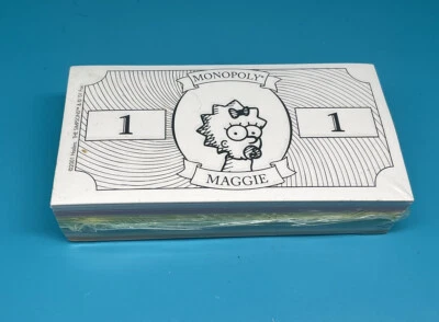 The Simpsons Monopoly Replacement Parts: Money Only-Brand *New-Factory Sealed* - Image 1 of 4