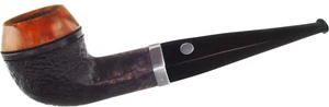 ¡NUEVO! MASTRO DE PAJA ÚNICA COLECCIÓN CHORRO DE ARENA NEGRO 9MM TUBO DE BREZO - Imagen 1 de 6