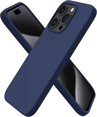 Funda Apple Iphone 15 Pro (5G) Carcasa Gel TPU Silicona PTG + Protector Azul