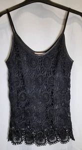 Charlotte Halton black crochet camisole (UK 10, EUR 36) - Picture 1 of 5
