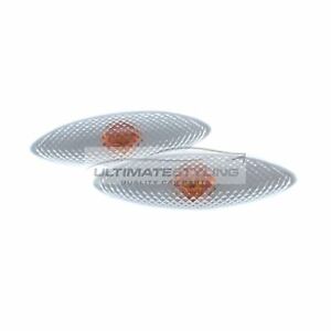 Fits Toyota Yaris 1999-2006 Clear Side Indicator Repeaters Pair Left & Right