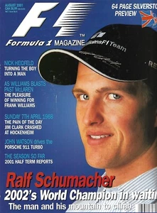 FORMULA 1 MAGAZINE 2001 AUG - - Imagen 1 de 1