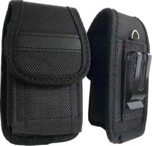 Étui à clip métallique nylon robuste compatible avec téléphone à clapet Verizon Orbic Journey V, Journey L - Photo 1 sur 8