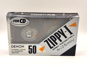 DENON ZIPPY-I 50 Blank Audio Cassette Tape (Sealed) NEW - Picture 1 of 5
