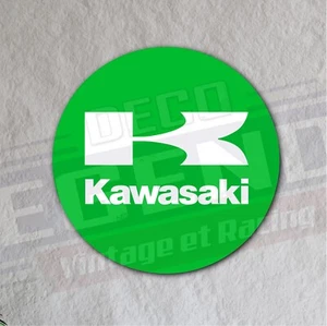 Plaque Dibond Enseigne Kawasaki, déco garage kawa, décoration panneau moto - Imagen 1 de 3