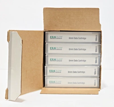 Cartucho de datos Exabyte 160mXL 8mm CAJA EXATAPE de 5 nuevo envío gratuito Foto 1 de 4