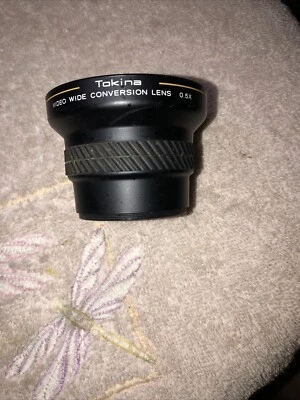 LENTE DE CONVERSIÓN ANCHA DE VIDEO TOKINA 0,5X COMPLETAMENTE LIMPIADA Foto 1 de 4