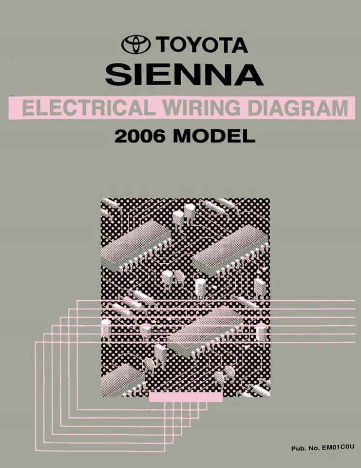 Toyota Sienna 2006 diagramas de cableado esquemas diseño de fábrica OEM Foto 1 de 1