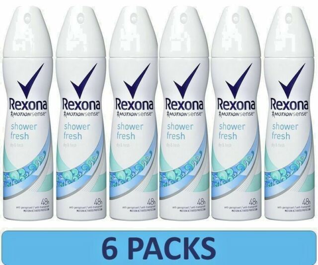 6 x Rexona Women Tropical Alcohol Free 48h Deodorant Spray 200ml (6x 6.76  oz)