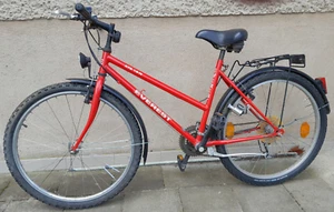 rotes KINDERFAHRRAD 26 Zoll ATB 18N Everest JUGENDFAHRRAD überholt , Zustand OK - Bild 1 von 5