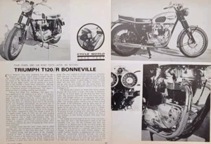 Triumph T120 R Bonneville 1966 motocicleta impresión 3p artículo de prueba - Imagen 1 de 1