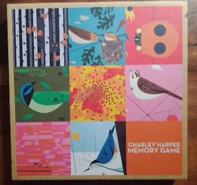 Charley Harper Memory Game 36 Pairs of Cards Birds Animals Insects Fish 2008 - Image 1 of 4