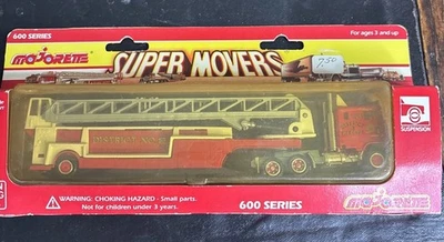 Vintage Majorette Super Movers District 2 Fire Dept Fire Truck 600 Series France - Image 1 of 4