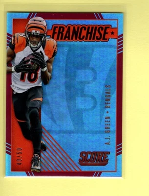 A. J. GREEN 2016 SCORE FOOTBALL FRANCHISE 40/50 - Image 1 of 2