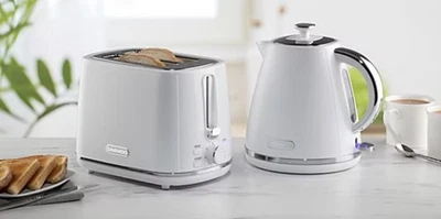 Daewoo Stirling Pyramid 1.7L Rapid Boil Matching Kettle & 2 Slice Toaster Set - image 1 of 4