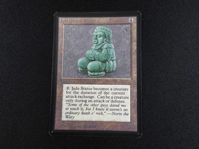 Jade Statue LP [Limited Edition Beta] Mtg Magic Free Tracking! - Image 1 of 2