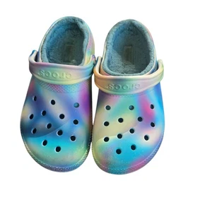 Crocs Tie-Dye Solarized Clogs Unisex Slip-On Sandals Men’s 5 Women’s 7 Shoes - Picture 1 of 10