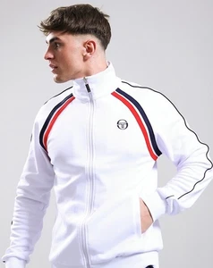 Sergio Tacchini Nuevo Ghibli McEnroe Blanco/Azul/Rojo - Pista de Tenis PVP £80 - Imagen 1 de 6