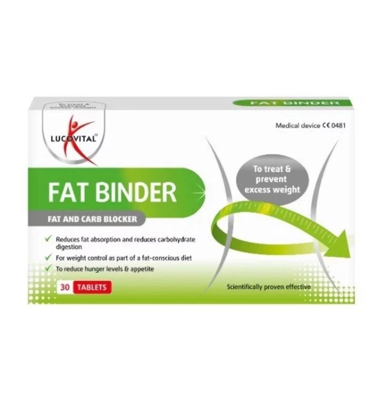XLS MEDICAL Lucovital Fat Binder Diet Pills For Weight Loss 30 Tablets ✅💊💊