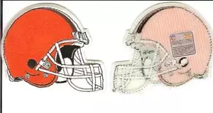 Parche de camiseta de los Cleveland Browns embalaje original 100% oficial logotipo con licencia de la NFL - Imagen 1 de 1