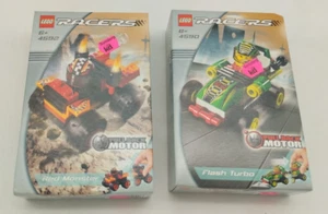 LEGO 4592 & 4590 Racers MISB NEW EOL RARE Motor Pull Back Auto Fahrzeug Racer - Picture 1 of 10