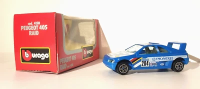 BURAGO 1/43 PEUGEOT 405 RAID - Photo 1/2