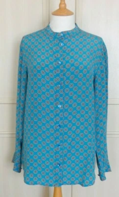 Blusa de seda sin cuello Equipment - S - Reino Unido 10-12 Foto 1 de 4