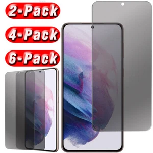 Privacy Tempered Glass Screen Protector For Samsung Galaxy S21 Ultra S21 Plus 5G - Picture 1 of 17