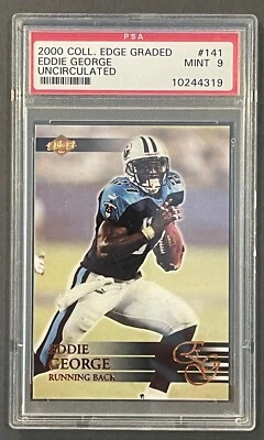 2000 Collector's Edge Eddie George #141 Uncirculated PSA GRADED MINT 9 - Image 1 of 2