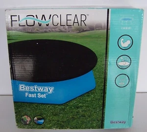 Bestway 58032 Flowclear Cover for Fast Set Pools, Black - Picture 1 of 3