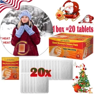 20pcs Adhesive Warm Sticker Patch Body Warmer Stick Pad Heat Winter Hand Foot-US - Picture 1 of 12