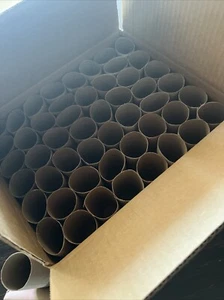 50 Stück, leere Toilettenpapierrollen Pappröhrchen für Bastelprojekte - Bild 1 von 2