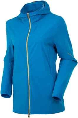 Chaqueta cortavientos Sunice Amelia para mujer XS nueva con capucha azul imperial nueva con etiquetas Foto 1 de 4