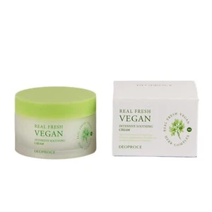 Deoproce Real Fresh Vegan Intensive Soothing Cream 100 g - Picture 1 of 3