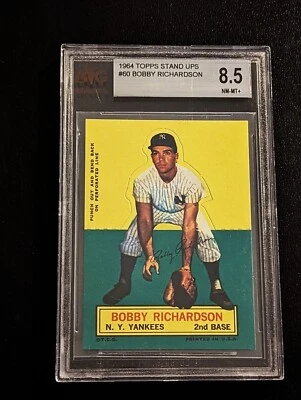 1964 Topps Stand Ups Bobby Richardson BVG 8.5 NM-MT+  w/ (2) 9.5 Subgrades - Image 1 of 2
