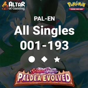 Pokémon TCG: Scarlet & Violet - Paldea Evolved - Card Singles (PAL EN) [Mint] - Picture 1 of 177