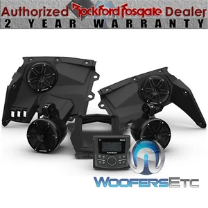 ROCKFORD FOSGATE X317-STG2 AUDIO KIT FOR SELECT CAN-AM MAVERICK X3 2017-2024 NEW - Picture 1 of 2