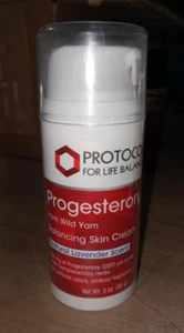 Protocol For Life Balance Progesterone  Lavender 3 oz Balancing Skin Cream - Picture 1 of 1