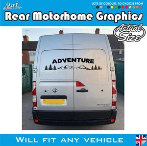 Calcomanía gráfica Vauxhall Movano LWB L3 4 trasera autocaravana cámper furgoneta 042 - Imagen 1 de 4