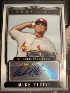MIKE PARISI Cardinals 2007 Bowman Sterling RC Rookie Auto #BSP-MP 