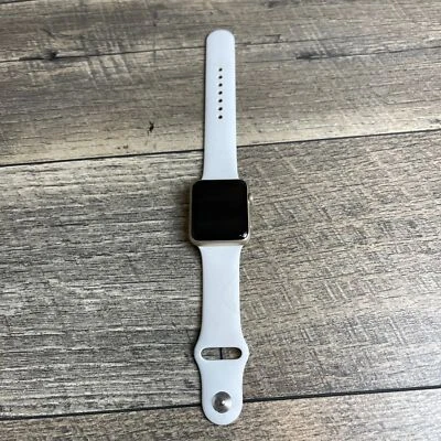 Apple Watch Series 1 GPS Smartwatch White Strap 42mm Touchscreen Aluminum Case - Image 1 of 4