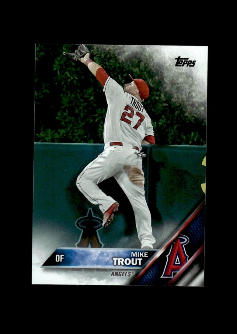 Topps Mike Trout 2016 Season Baseball Sports Trading Cards