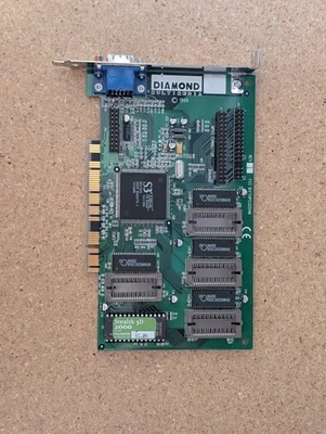 Vtg Diamond Stealth 3D-2000 Video Graphics Card VGA PCI S3 ViRGE 86C325 Chip - Image 1 of 4