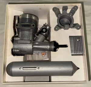 Vintage K&B no. 5900 Sportster .45 R/C Model Engine Airplane Motor With Muffler - Picture 1 of 6