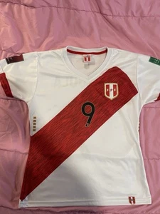2022 SELECCION PERU #9 LAPADULA FIFA SOCCER WORLD CUP QATAR JERSEY FPF SZ M - Picture 1 of 17