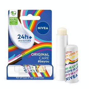 [NIVEA] Original Care Moistuirizing Lip Balm RAINBOW LOVE PRIDE BE YOU Edition - Picture 1 of 1