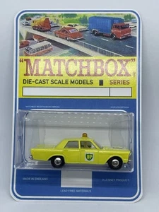 Paquete blister de coche de servicio Matchbox Lesney #55 personalizado Ford Galaxie BP. - Imagen 1 de 6