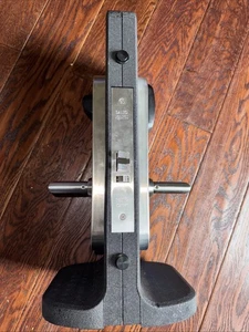 Manijas de puerta de acceso electrónico sin llave originales Salto XS4 plateadas (probadas en pantalla - Imagen 1 de 5